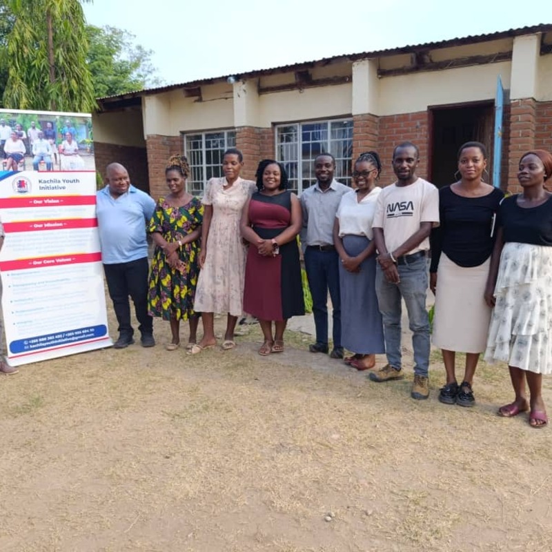 Tilitonse team learning visits at Kachila Youth Initiative