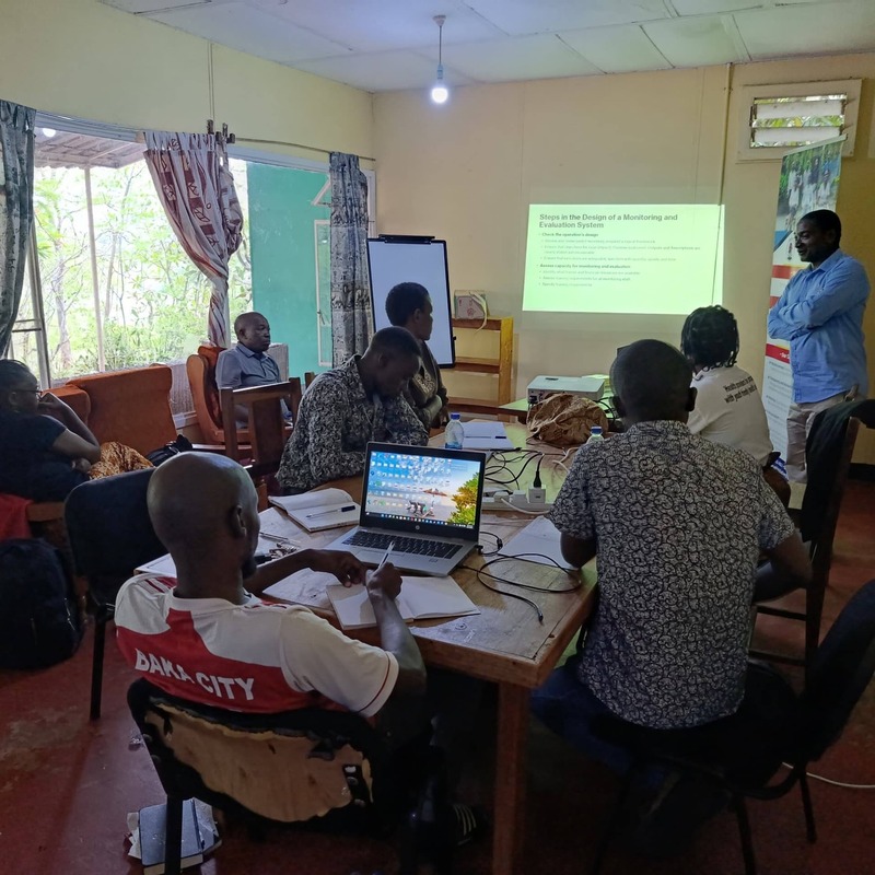 Monitoring & Evaluation (M&E) training for the KAYI Team